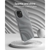 image:imageZAGG Milan Case for iPhone 17e 16e 1514 13  Stylish amp Slim Design 13ft Drop Protection Wireless Charging Compatible EcoFriendlyGlitter Swirl SilverSwirl Glitter
