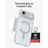 image:imageZAGG Milan Case for iPhone 17e 16e 1514 13  Stylish amp Slim Design 13ft Drop Protection Wireless Charging Compatible EcoFriendlyGlitter Swirl SilverSilver Glitter Swirl