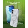 image:imageZAGG Milan Case for iPhone 17e 16e 1514 13  Stylish amp Slim Design 13ft Drop Protection Wireless Charging Compatible EcoFriendlyGlitter Swirl SilverSilver Glitter Swirl