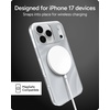 image:imageZAGG Milan Case for iPhone 17e 16e 1514 13  Stylish amp Slim Design 13ft Drop Protection Wireless Charging Compatible EcoFriendlyGlitter Swirl SilverSilver Glitter Swirl