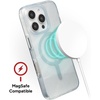 image:imageZAGG Milan Case for iPhone 17e 16e 1514 13  Stylish amp Slim Design 13ft Drop Protection Wireless Charging Compatible EcoFriendlyGlitter Swirl SilverSwirl Glitter