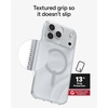 image:imageZAGG Milan Case for iPhone 17e 16e 1514 13  Stylish amp Slim Design 13ft Drop Protection Wireless Charging Compatible EcoFriendlyGlitter Swirl SilverSilver Glitter Swirl