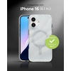 image:imageZAGG Milan Case for iPhone 17e 16e 1514 13  Stylish amp Slim Design 13ft Drop Protection Wireless Charging Compatible EcoFriendlyGlitter Swirl SilverSwirl Glitter