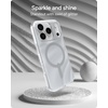 image:imageZAGG Milan Case for iPhone 17e 16e 1514 13  Stylish amp Slim Design 13ft Drop Protection Wireless Charging Compatible EcoFriendlyGlitter Swirl SilverSilver Glitter Swirl