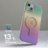 image:imageZAGG Milan Snap iPhone 15 Plus Case  MagSafe Case with 4m Drop Protection Graphene AntiYellowing amp ScratchResistant Wireless Charging Iridescent