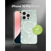 image:imageZAGG Milan Snap iPhone 151413 Case  Drop Protection 13ft4m Durable Graphene Phone Case AntiYellowing amp ScratchResistant Wireless Charging MagSafe Case Leaf GreenGreen Daisies