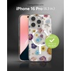 image:imageZAGG Milan Snap iPhone 151413 Case  Drop Protection 13ft4m Durable Graphene Phone Case AntiYellowing amp ScratchResistant Wireless Charging MagSafe Case Leaf GreenPressed Floral