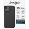 image:imageZAGG Milan Snap iPhone 151413 Case  Drop Protection 13ft4m Durable Graphene Phone Case AntiYellowing amp ScratchResistant Wireless Charging MagSafe Case Leaf GreenBlack