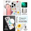 image:imageZAGG Milan Snap iPhone 151413 Case  Drop Protection 13ft4m Durable Graphene Phone Case AntiYellowing amp ScratchResistant Wireless Charging MagSafe Case Leaf GreenPressed Floral