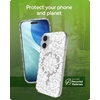 image:imageZAGG Milan Snap iPhone 151413 Case  Drop Protection 13ft4m Durable Graphene Phone Case AntiYellowing amp ScratchResistant Wireless Charging MagSafe Case Leaf GreenWhite Boho Blossom