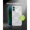 image:imageZAGG Milan Snap iPhone 151413 Case  Drop Protection 13ft4m Durable Graphene Phone Case AntiYellowing amp ScratchResistant Wireless Charging MagSafe Case Leaf GreenWhite Floral
