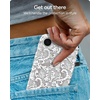image:imageZAGG Milan Snap iPhone 151413 Case  Drop Protection 13ft4m Durable Graphene Phone Case AntiYellowing amp ScratchResistant Wireless Charging MagSafe Case Leaf GreenWhite Boho Blossom