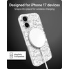 image:imageZAGG Milan Snap iPhone 151413 Case  Drop Protection 13ft4m Durable Graphene Phone Case AntiYellowing amp ScratchResistant Wireless Charging MagSafe Case Leaf GreenWhite Boho Blossom