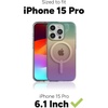 image:imageZAGG Milan Snap iPhone 151413 Case  Drop Protection 13ft4m Durable Graphene Phone Case AntiYellowing amp ScratchResistant Wireless Charging MagSafe Case Leaf GreenGlacier Blue