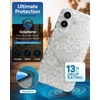 image:imageZAGG Milan Snap iPhone 151413 Case  Drop Protection 13ft4m Durable Graphene Phone Case AntiYellowing amp ScratchResistant Wireless Charging MagSafe Case Leaf GreenWhite Floral