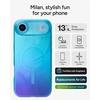 image:imageZAGG Milan Snap iPhone 151413 Case  Drop Protection 13ft4m Durable Graphene ScratchResistant Wireless Charging MagSafe Case IridescentDeep Aurora