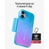 image:imageZAGG Milan Snap iPhone 151413 Case  Drop Protection 13ft4m Durable Graphene ScratchResistant Wireless Charging MagSafe Case IridescentDeep Aurora