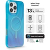 image:imageZAGG Milan Snap iPhone 151413 Case  Drop Protection 13ft4m Durable Graphene ScratchResistant Wireless Charging MagSafe Case IridescentDeep Aurora