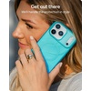 image:imageZAGG Milan Snap iPhone 151413 Case  Drop Protection 13ft4m Durable Graphene ScratchResistant Wireless Charging MagSafe Case IridescentDeep Aurora