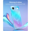 image:imageZAGG Milan Snap iPhone 151413 Case  Drop Protection 13ft4m Durable Graphene ScratchResistant Wireless Charging MagSafe Case IridescentDeep Aurora