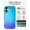 image:imageZAGG Milan Snap iPhone 151413 Case  Drop Protection 13ft4m Durable Graphene ScratchResistant Wireless Charging MagSafe Case IridescentDeep Aurora