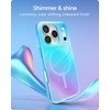 image:imageZAGG Milan Snap iPhone 151413 Case  Drop Protection 13ft4m Durable Graphene ScratchResistant Wireless Charging MagSafe Case IridescentDeep Aurora