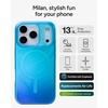 image:imageZAGG Milan Snap iPhone 151413 Case  Drop Protection 13ft4m Durable Graphene ScratchResistant Wireless Charging MagSafe Case IridescentDeep Aurora