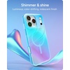 image:imageZAGG Milan Snap iPhone 151413 Case  Drop Protection 13ft4m Durable Graphene ScratchResistant Wireless Charging MagSafe Case IridescentDeep Aurora