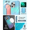 image:imageZAGG Milan Snap iPhone 151413 Case  Drop Protection 13ft4m Durable Graphene ScratchResistant Wireless Charging MagSafe Case IridescentDeep Aurora