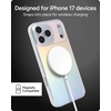 image:imageZAGG Milan Snap iPhone 151413 Case  Drop Protection 13ft4m Durable Graphene ScratchResistant Wireless Charging MagSafe Case IridescentIridescent