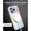image:imageZAGG Milan Snap iPhone 151413 Case  Drop Protection 13ft4m Durable Graphene ScratchResistant Wireless Charging MagSafe Case IridescentIridescent