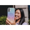 image:imageZAGG Milan Snap iPhone 151413 Case  Drop Protection 13ft4m Durable Graphene ScratchResistant Wireless Charging MagSafe Case IridescentIridescent