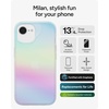 image:imageZAGG Milan Snap iPhone 151413 Case  Drop Protection 13ft4m Durable Graphene ScratchResistant Wireless Charging MagSafe Case IridescentIridescent