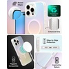 image:imageZAGG Milan Snap iPhone 151413 Case  Drop Protection 13ft4m Durable Graphene ScratchResistant Wireless Charging MagSafe Case IridescentIridescent