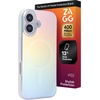 image:imageZAGG Milan Snap iPhone 151413 Case  Drop Protection 13ft4m Durable Graphene ScratchResistant Wireless Charging MagSafe Case IridescentIridescent