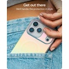 image:imageZAGG Milan Snap iPhone 151413 Case  Drop Protection 13ft4m Durable Graphene ScratchResistant Wireless Charging MagSafe Case IridescentIridescent