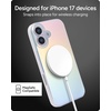 image:imageZAGG Milan Snap iPhone 151413 Case  Drop Protection 13ft4m Durable Graphene ScratchResistant Wireless Charging MagSafe Case IridescentIridescent