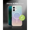 image:imageZAGG Milan Snap iPhone 151413 Case  Drop Protection 13ft4m Durable Graphene ScratchResistant Wireless Charging MagSafe Case IridescentIridescent