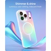 image:imageZAGG Milan Snap iPhone 151413 Case  Drop Protection 13ft4m Durable Graphene ScratchResistant Wireless Charging MagSafe Case IridescentIridescent