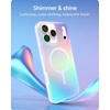 image:imageZAGG Milan Snap iPhone 151413 Case  Drop Protection 13ft4m Durable Graphene ScratchResistant Wireless Charging MagSafe Case IridescentIridescent