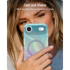image:imageZAGG Milan Snap iPhone 151413 Case  Drop Protection 13ft4m Durable Graphene ScratchResistant Wireless Charging MagSafe Case IridescentIridescent Bubble