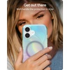 image:imageZAGG Milan Snap iPhone 151413 Case  Drop Protection 13ft4m Durable Graphene ScratchResistant Wireless Charging MagSafe Case IridescentIridescent Bubble