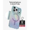 image:imageZAGG Milan Snap iPhone 151413 Case  Drop Protection 13ft4m Durable Graphene ScratchResistant Wireless Charging MagSafe Case IridescentIridescent Bubble