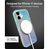 image:imageZAGG Milan Snap iPhone 151413 Case  Drop Protection 13ft4m Durable Graphene ScratchResistant Wireless Charging MagSafe Case IridescentIridescent Bubble