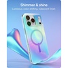 image:imageZAGG Milan Snap iPhone 151413 Case  Drop Protection 13ft4m Durable Graphene ScratchResistant Wireless Charging MagSafe Case IridescentIridescent Bubble