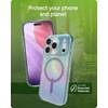 image:imageZAGG Milan Snap iPhone 151413 Case  Drop Protection 13ft4m Durable Graphene ScratchResistant Wireless Charging MagSafe Case IridescentIridescent Bubble