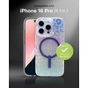 image:imageZAGG Milan Snap iPhone 151413 Case  Drop Protection 13ft4m Durable Graphene ScratchResistant Wireless Charging MagSafe Case IridescentLeopard Iridescent