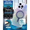 image:imageZAGG Milan Snap iPhone 151413 Case  Drop Protection 13ft4m Durable Graphene ScratchResistant Wireless Charging MagSafe Case IridescentLeopard Iridescent