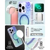 image:imageZAGG Milan Snap iPhone 151413 Case  Drop Protection 13ft4m Durable Graphene ScratchResistant Wireless Charging MagSafe Case IridescentLeopard Iridescent