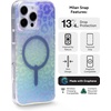 image:imageZAGG Milan Snap iPhone 151413 Case  Drop Protection 13ft4m Durable Graphene ScratchResistant Wireless Charging MagSafe Case IridescentLeopard Iridescent